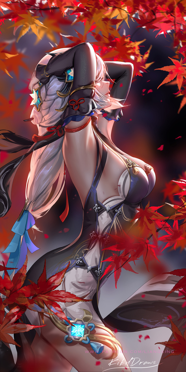 This is a pixiv picture whose title is Shenhe.