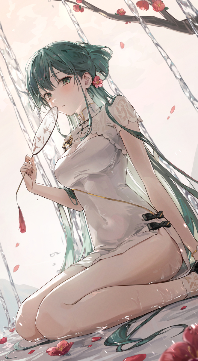 This is a pixiv picture whose title is miku(韶华).