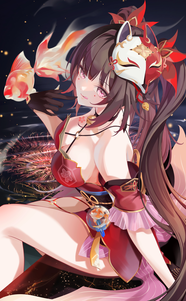 This is a pixiv picture whose title is 花火.
