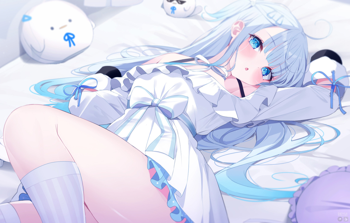 This is a pixiv picture whose title is Resting ☁️.