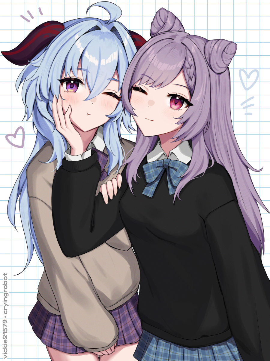 This is a pixiv picture whose title is 感情.