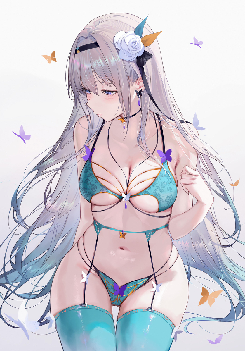 This is a pixiv picture whose title is ホタルの下着.