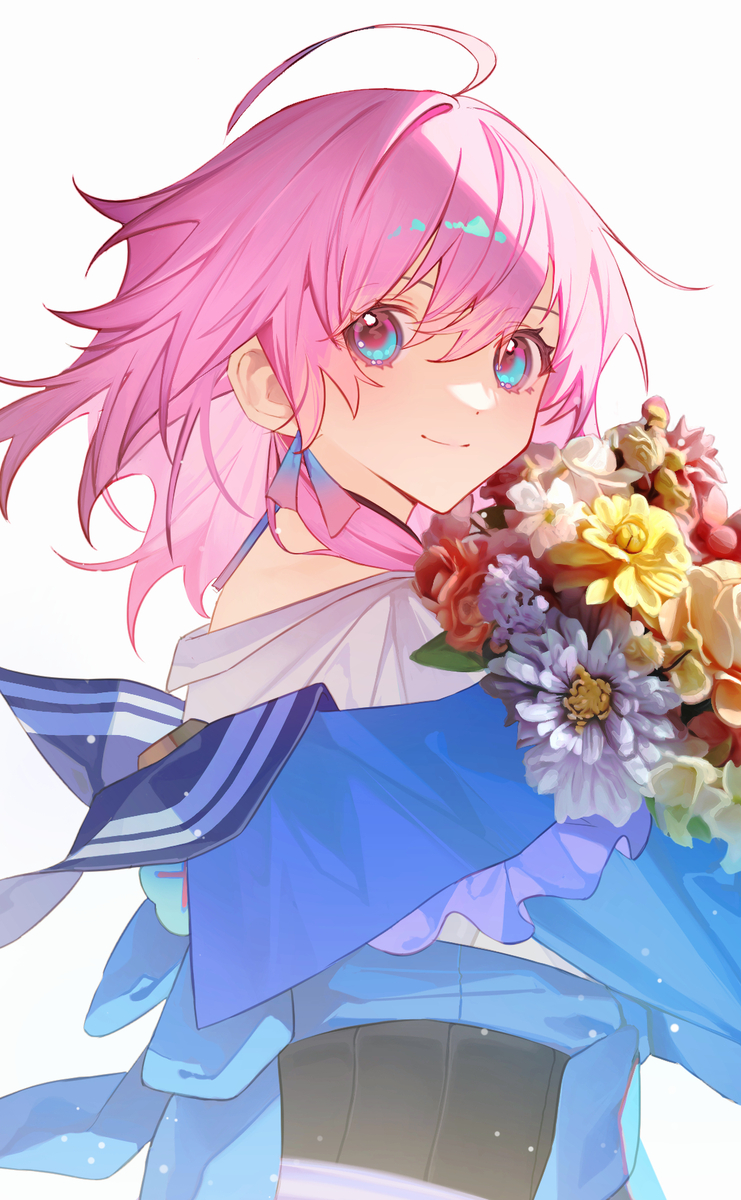 This is a pixiv picture whose title is 花.