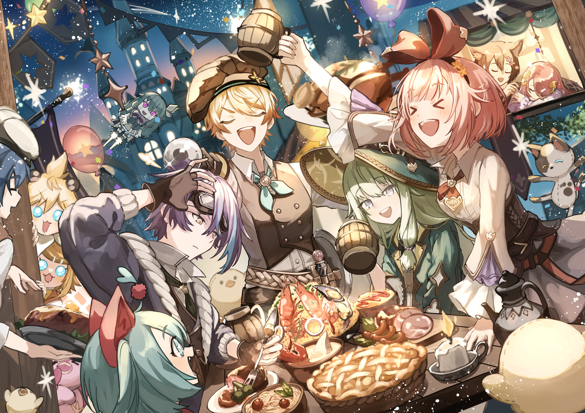 This is a pixiv picture whose title is 次の物語へ！.