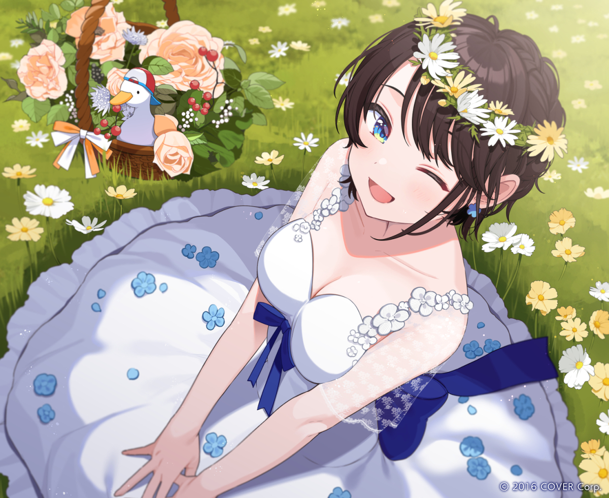 This is a pixiv picture whose title is 🌼.