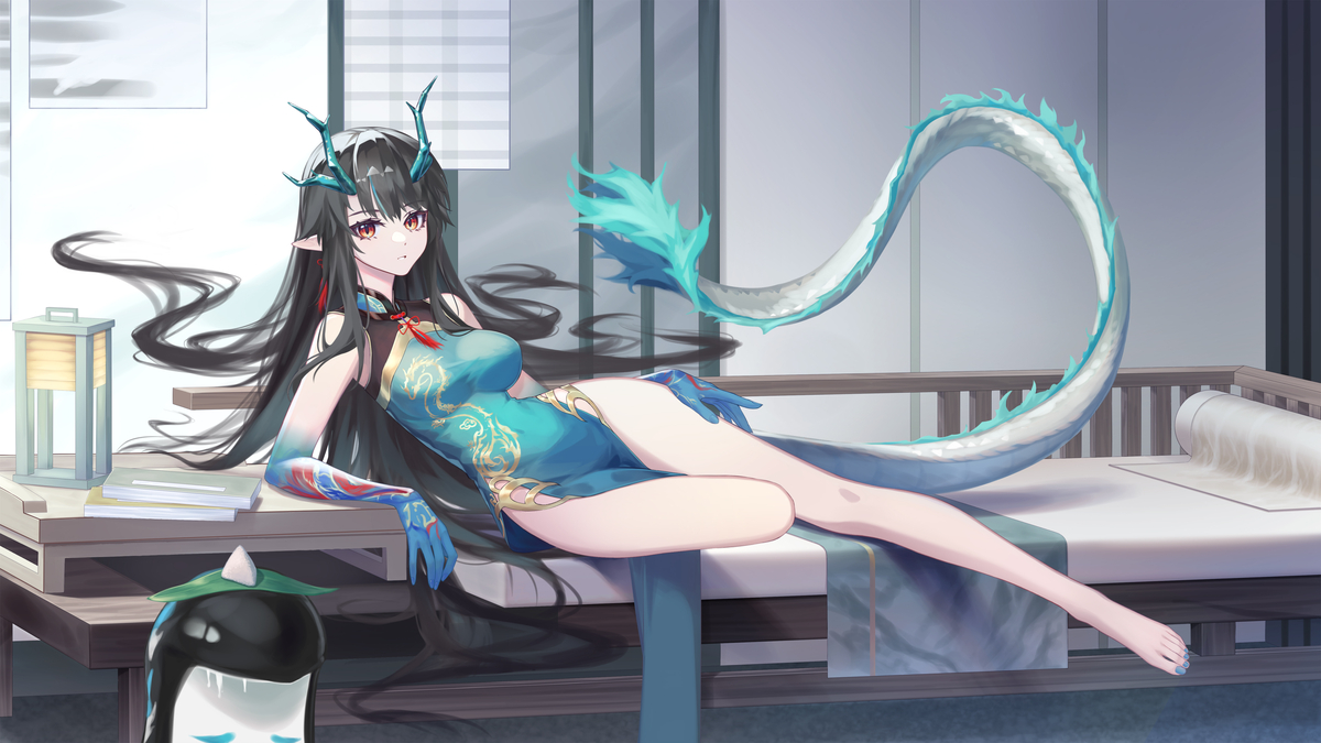 This is a pixiv picture whose title is 和夕宝宝一起过端午吧.