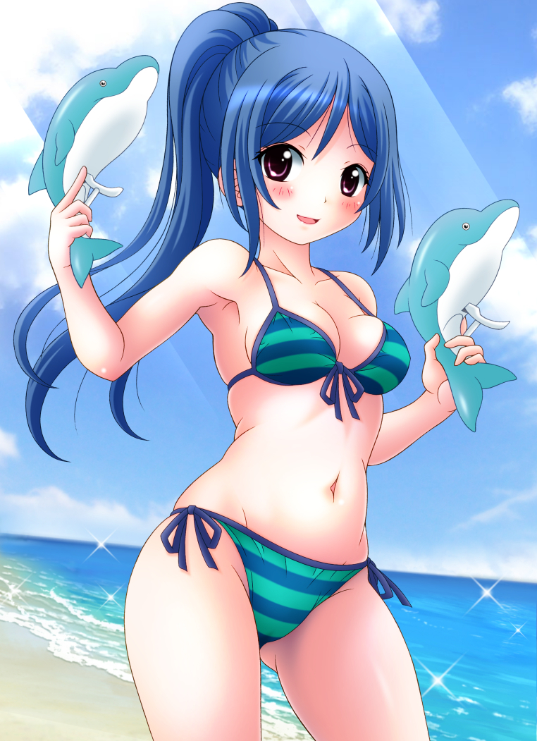 This is a pixiv picture whose title is にちょけん果南ちゃんにけちょんけちょんにされたい♡.
