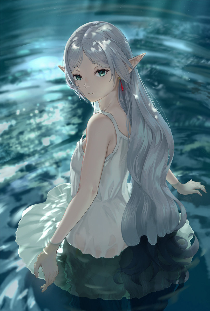 This is a pixiv picture whose title is フリーレン.