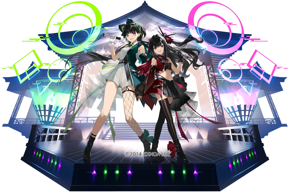 This is a pixiv picture whose title is [アイドル]江戸城&信貴山城.