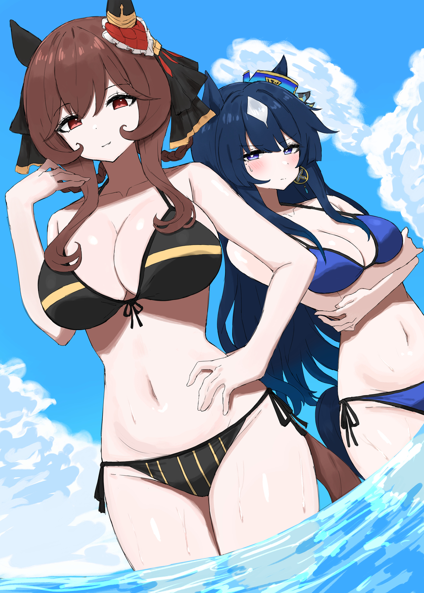 This is a pixiv picture whose title is 海.