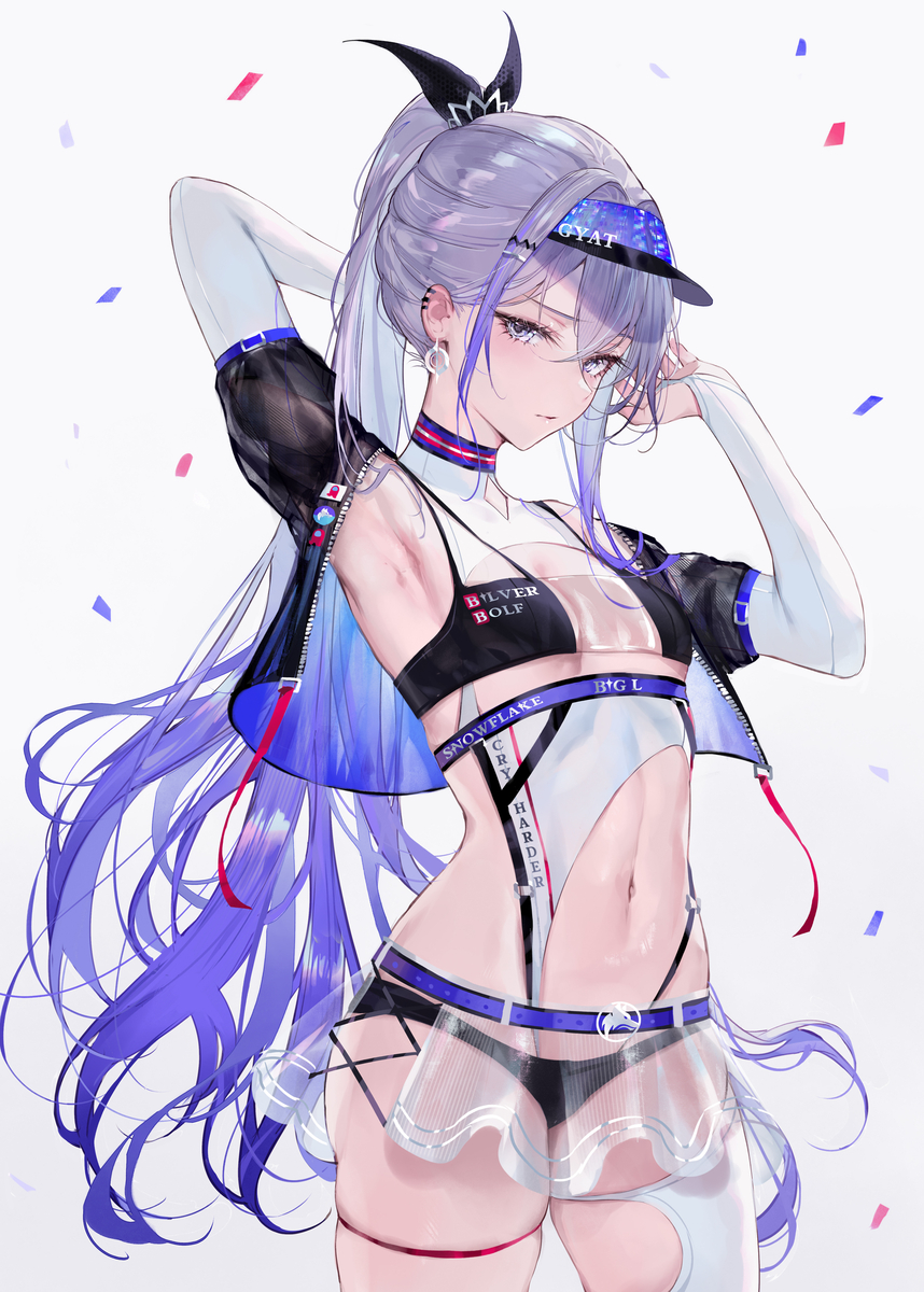 This is a pixiv picture whose title is RQ銀狼.