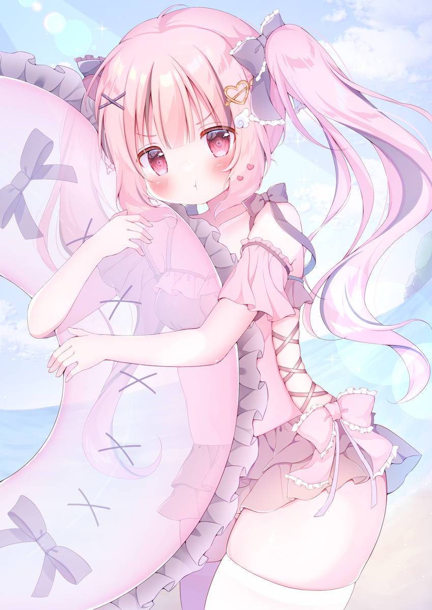This is a pixiv picture whose title is 絶対この浮き輪じゃないとダメなのっ‼️.