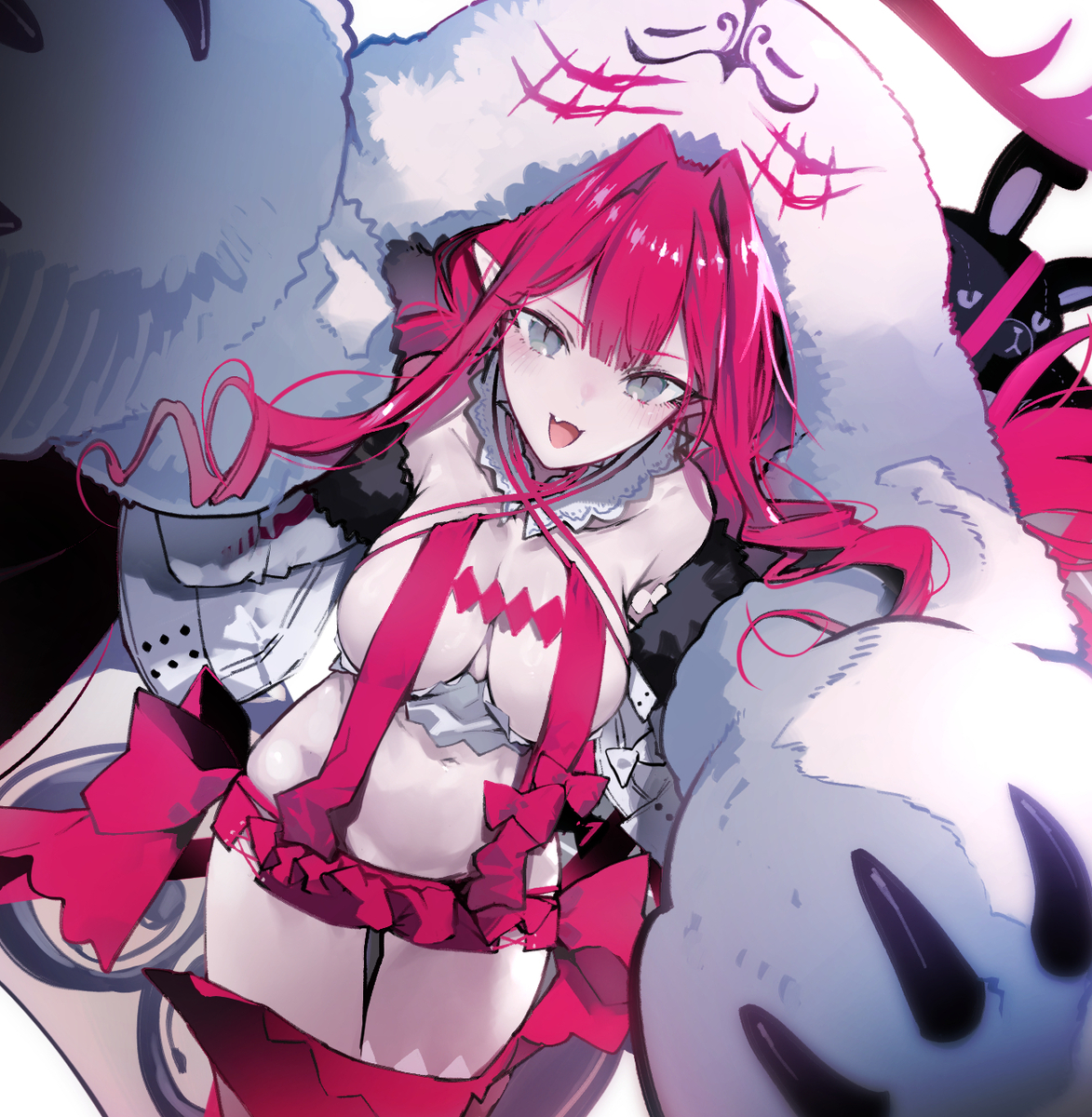 This is a pixiv picture whose title is 水着バーヴァンシー.