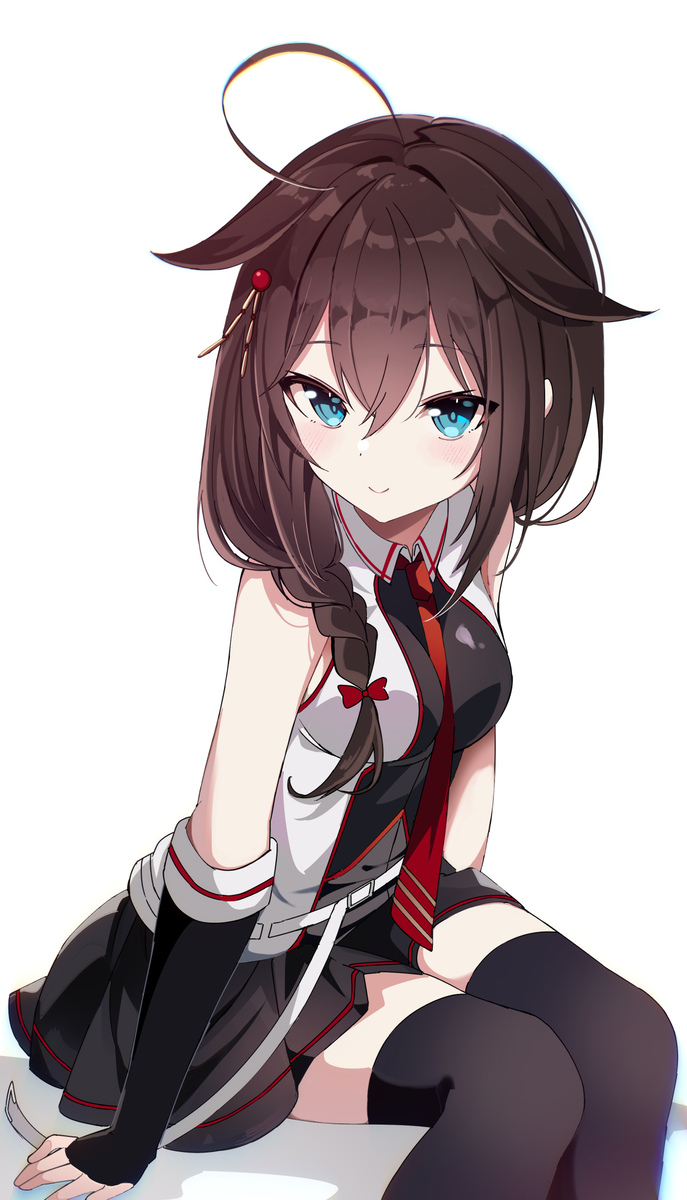 This is a pixiv picture whose title is 時雨.