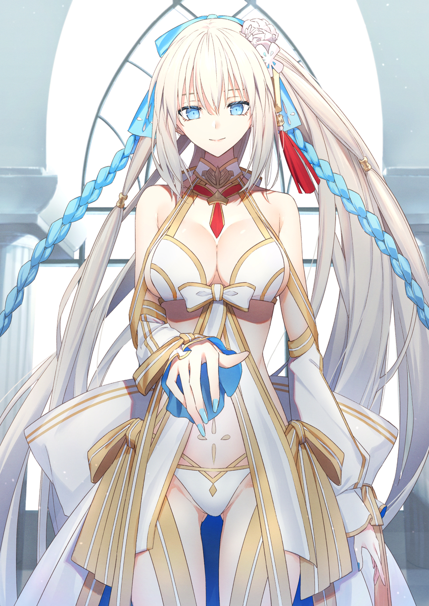 This is a pixiv picture whose title is 水妃モルガン.