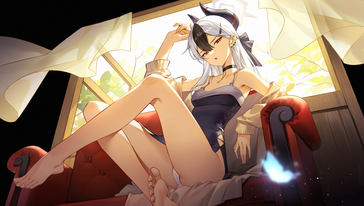 This is a pixiv picture whose title is 碧蓝档案 佳代子.
