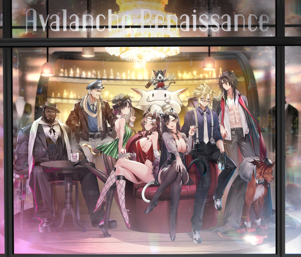 This is a pixiv picture whose title is 『Avalanche Renaissance』.