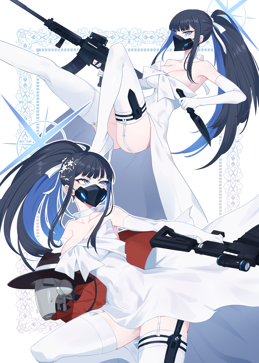 This is a pixiv picture whose title is ドレスサオリマスクVer..