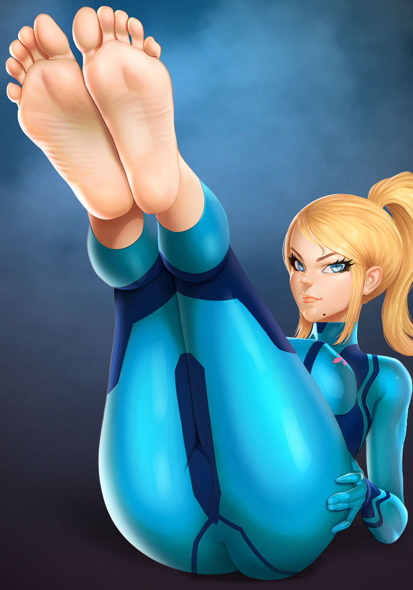 This is a pixiv picture whose title is Samus.