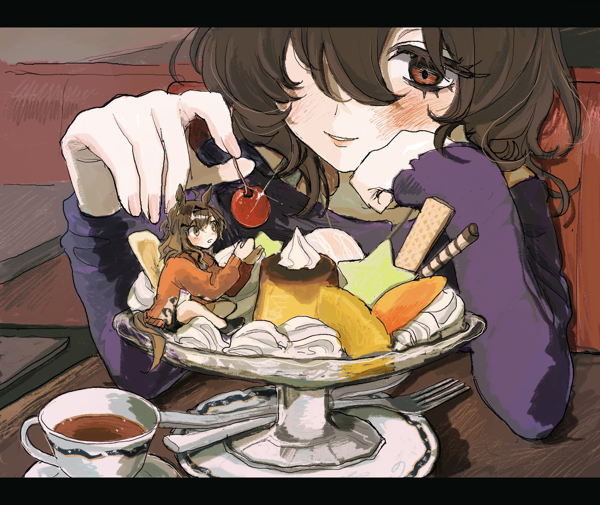 This is a pixiv picture whose title is ウマ娘.