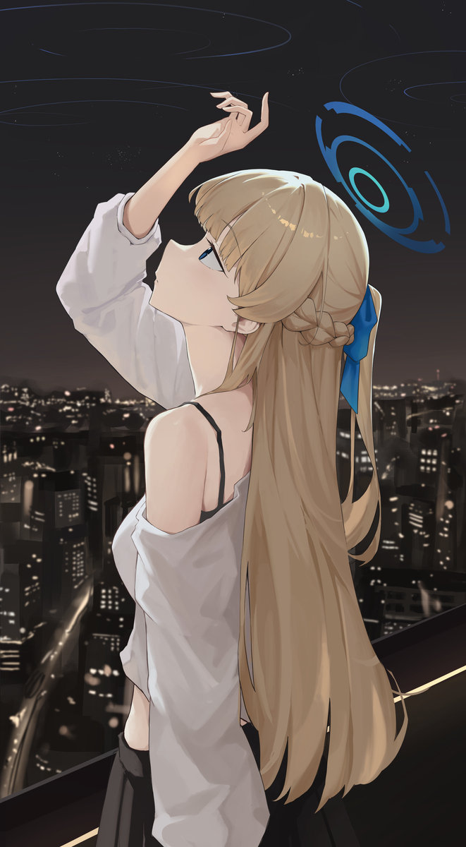 This is a pixiv picture whose title is 夜の時 トキ.