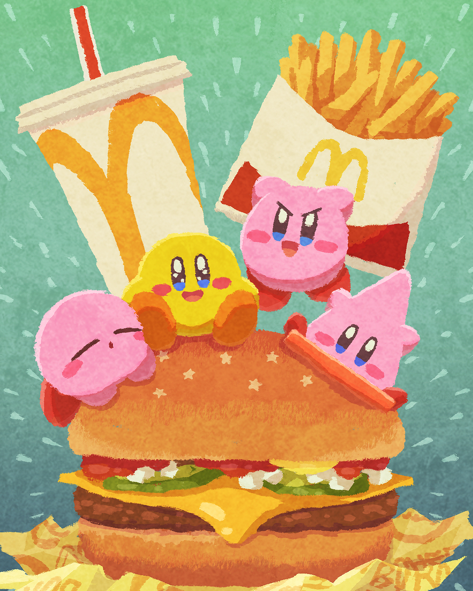 This is a pixiv picture whose title is ハッピーセット.