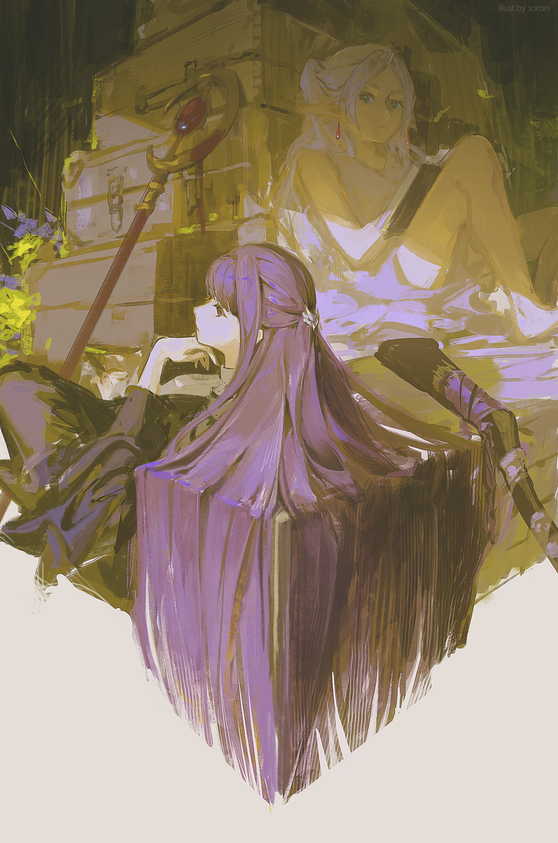 This is a pixiv picture whose title is Frierern.