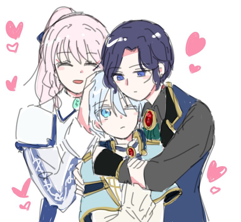 This is a pixiv picture whose title is 愛され騎士奏.