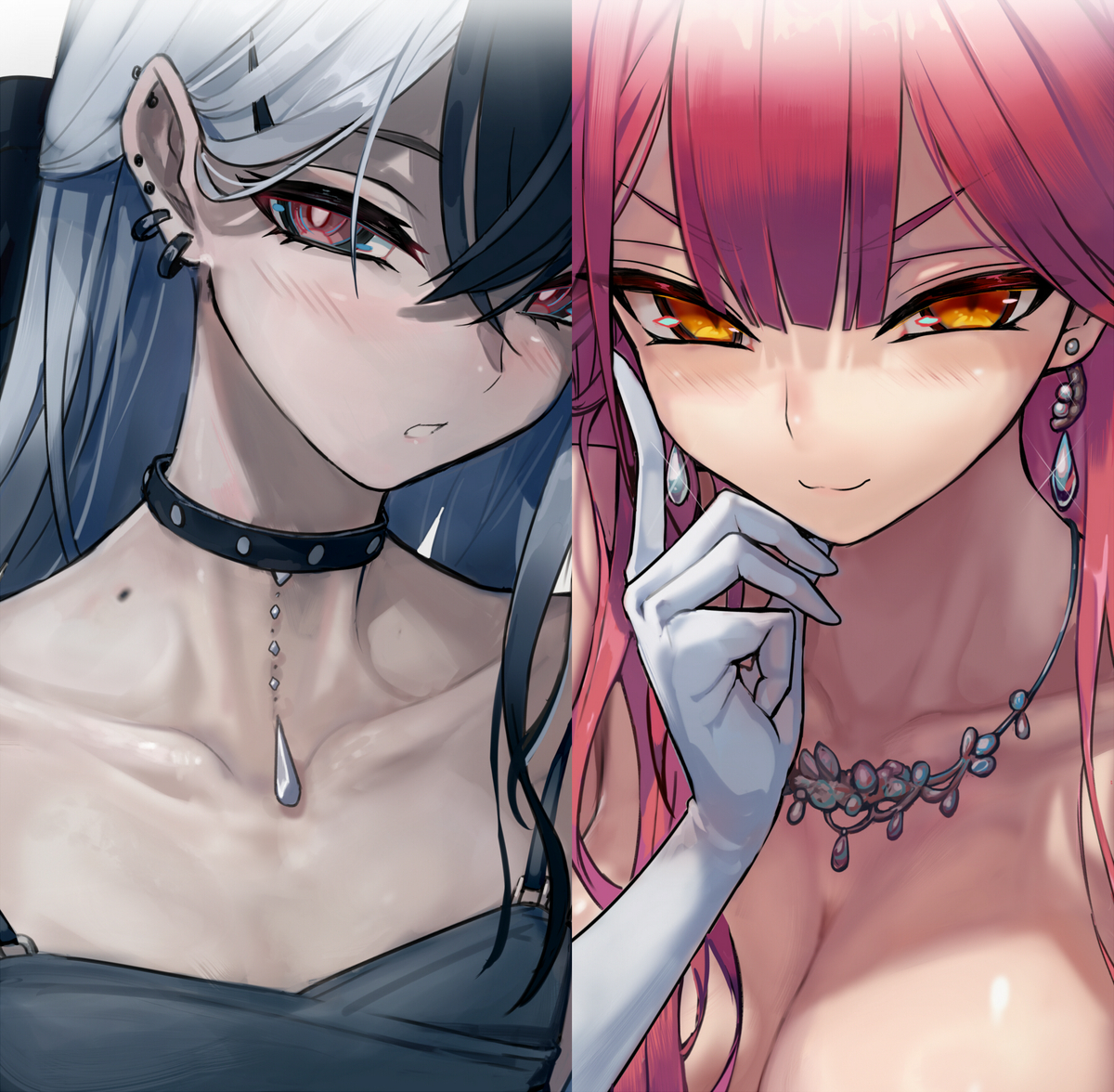 This is a pixiv picture whose title is ドレス2枚.