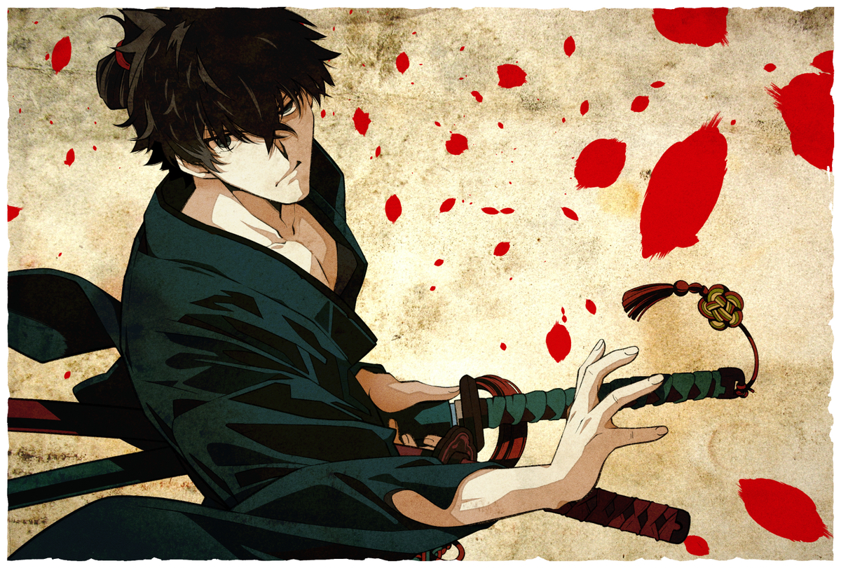 This is a pixiv picture whose title is 宮本伊織.