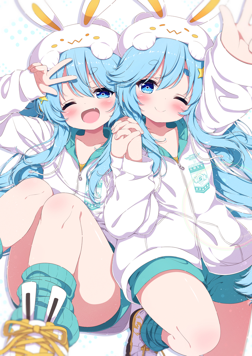 This is a pixiv picture whose title is ニアノア💙.