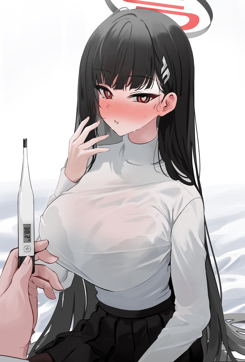 This is a pixiv picture whose title is ♨️.