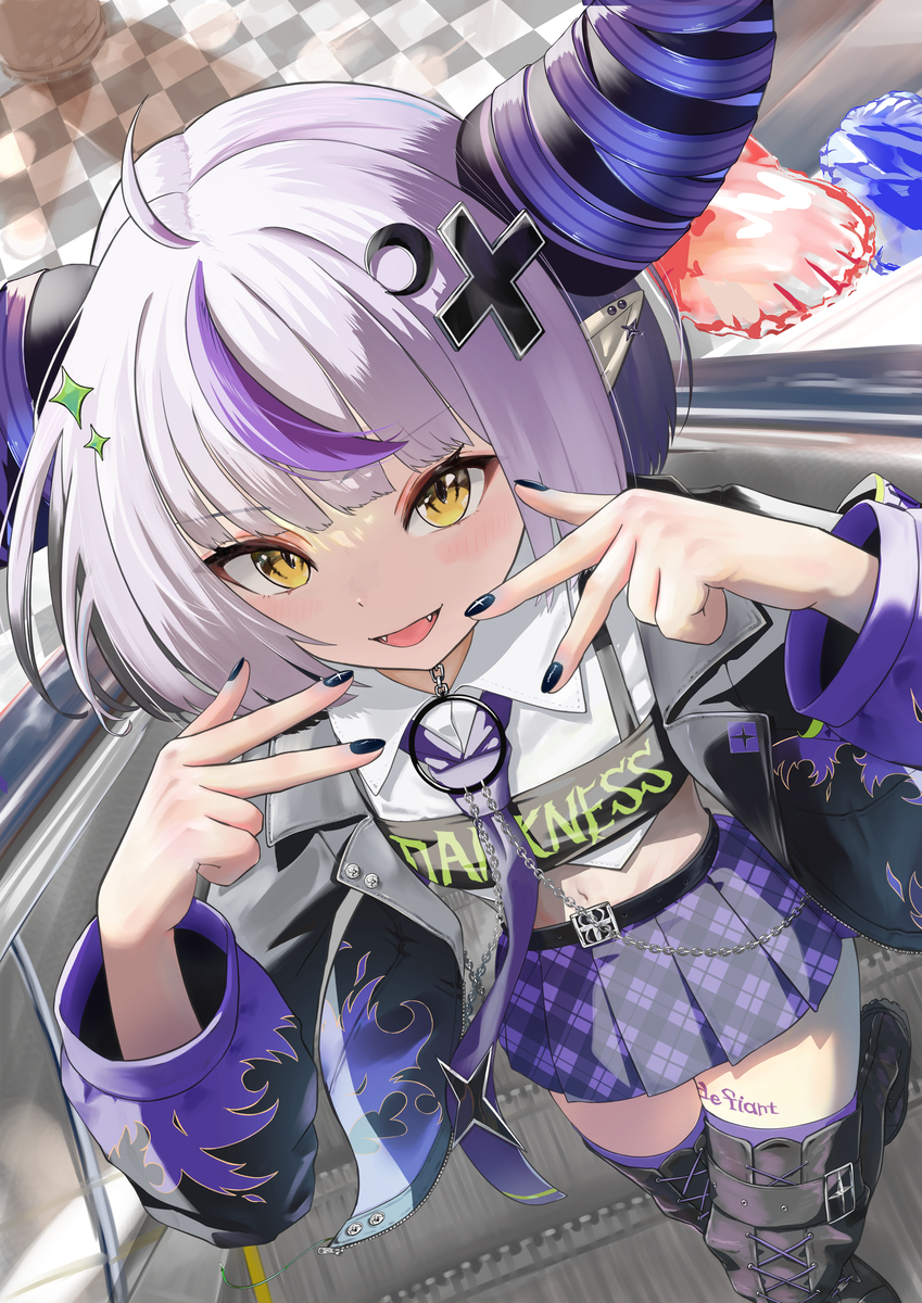 This is a pixiv picture whose title is ラプ様新衣装デート.
