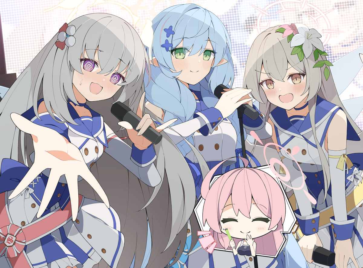 This is a pixiv picture whose title is トリニティの広報活動.