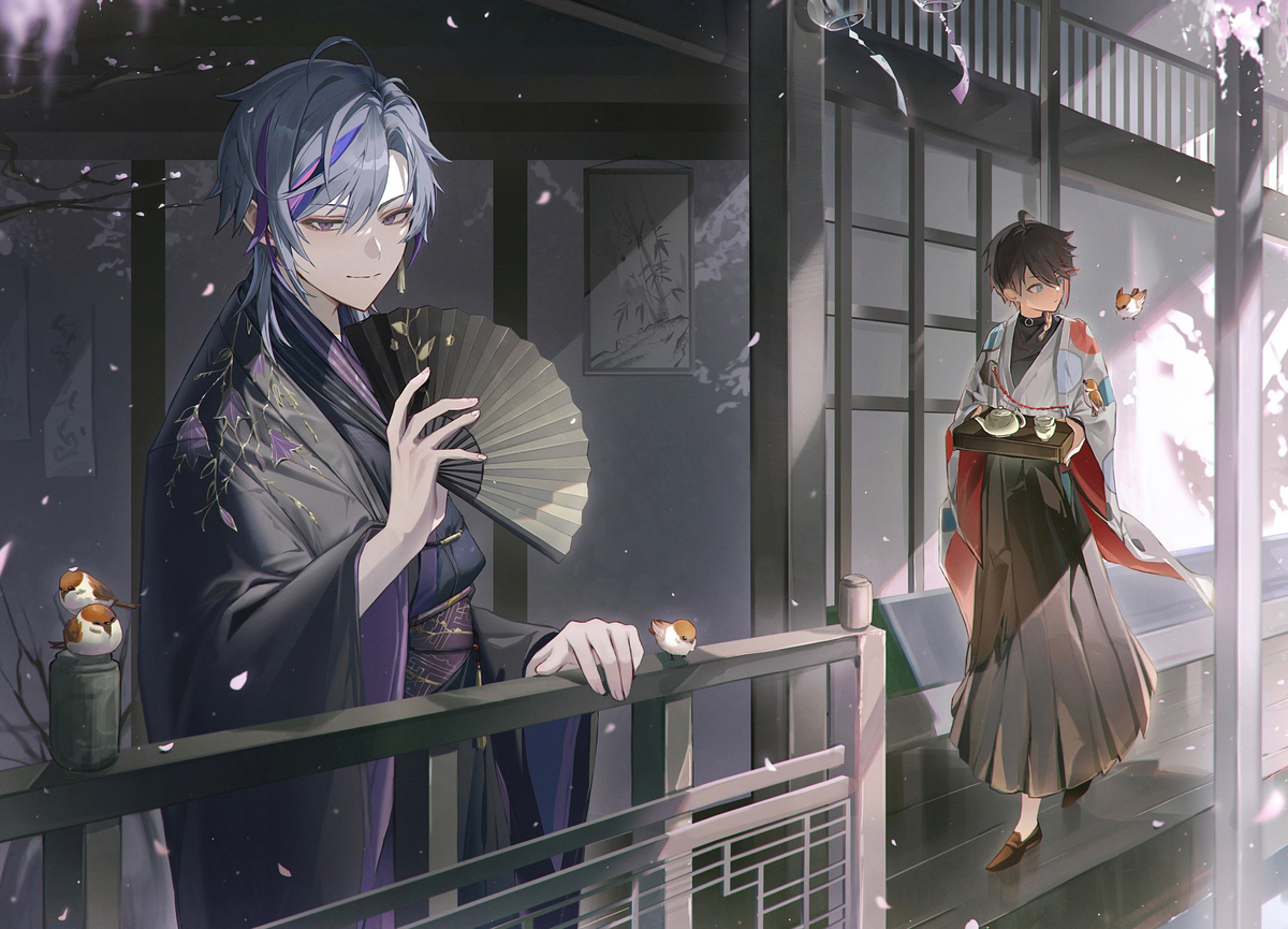 This is a pixiv picture whose title is 💜.