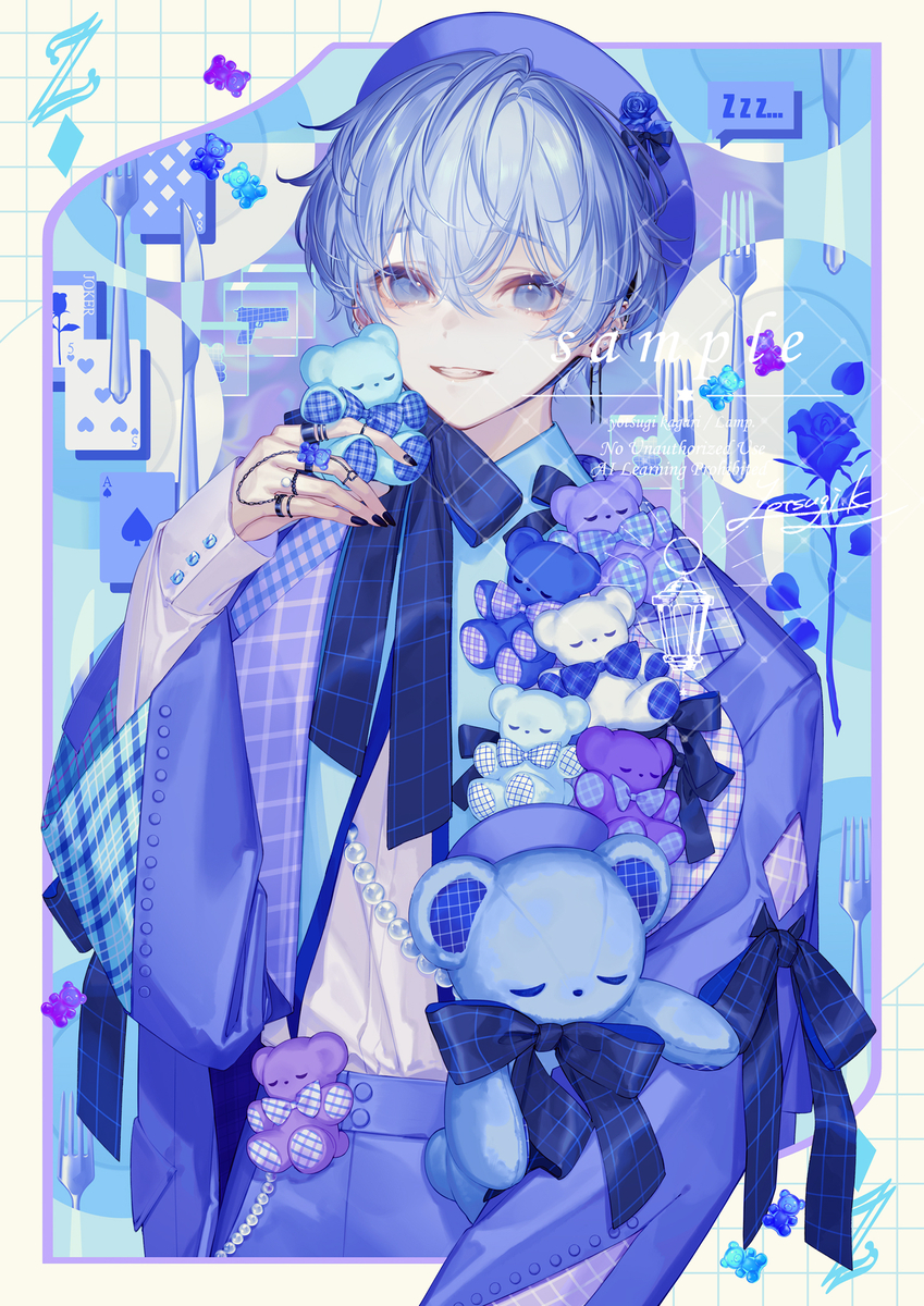 This is a pixiv picture whose title is 【お仕事】Zzz...さん.