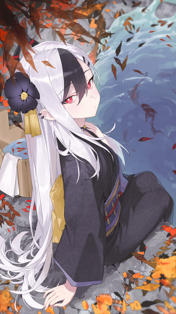 This is a pixiv picture whose title is 鬼方カヨコ.