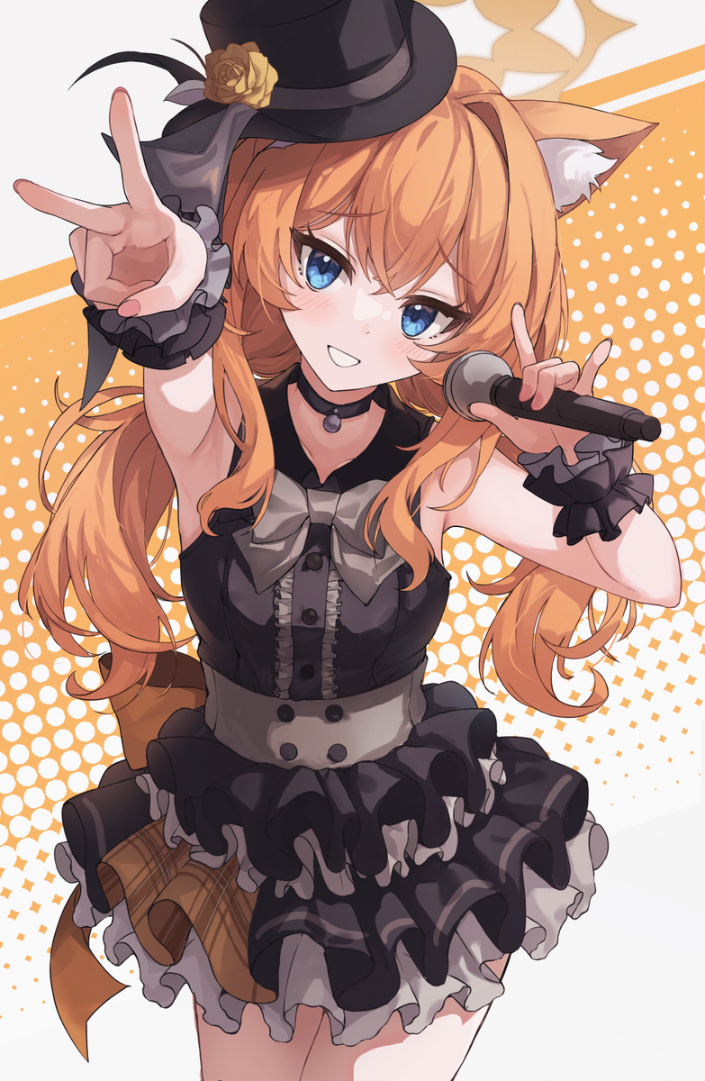 This is a pixiv picture whose title is マリー(アイドル).