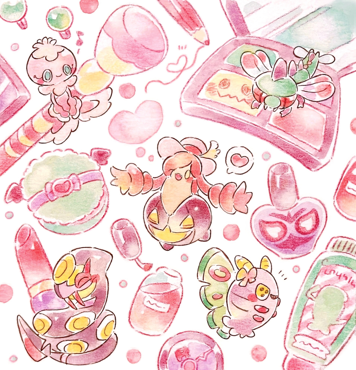 This is a pixiv picture whose title is もっと強く、もっと可愛くなりたい！.