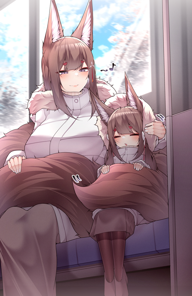This is a pixiv picture whose title is mama!.