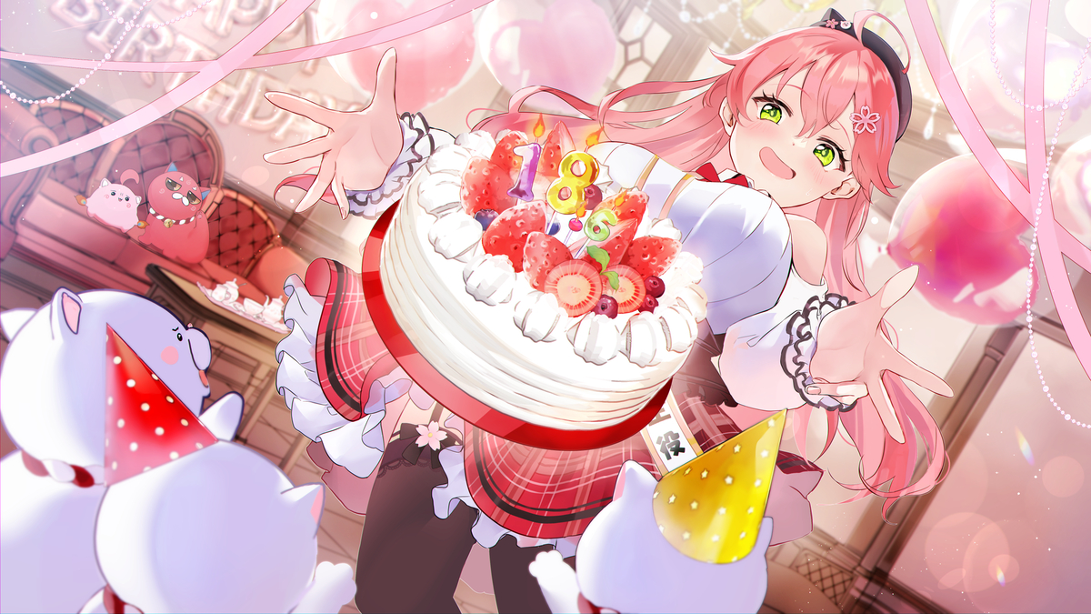 This is a pixiv picture whose title is みこちお誕生日おめでとう！！.