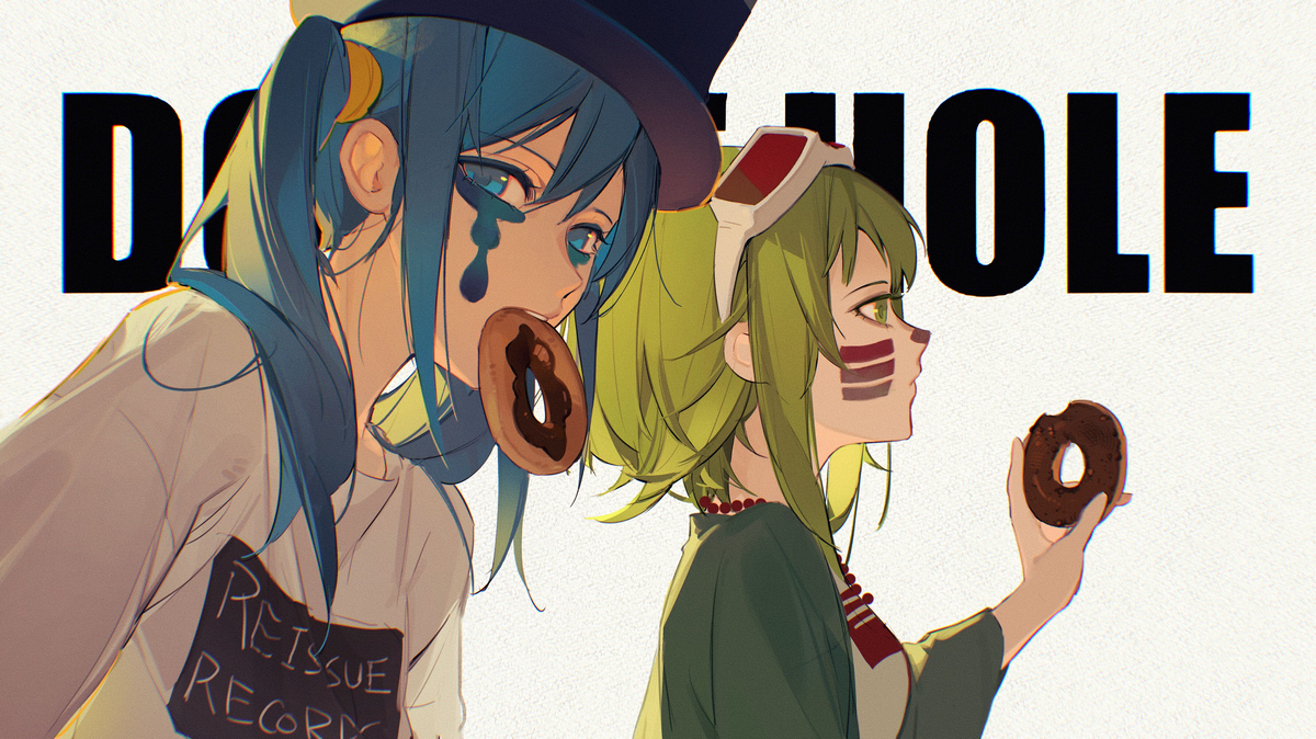 This is a pixiv picture whose title is DONUT HOLE.