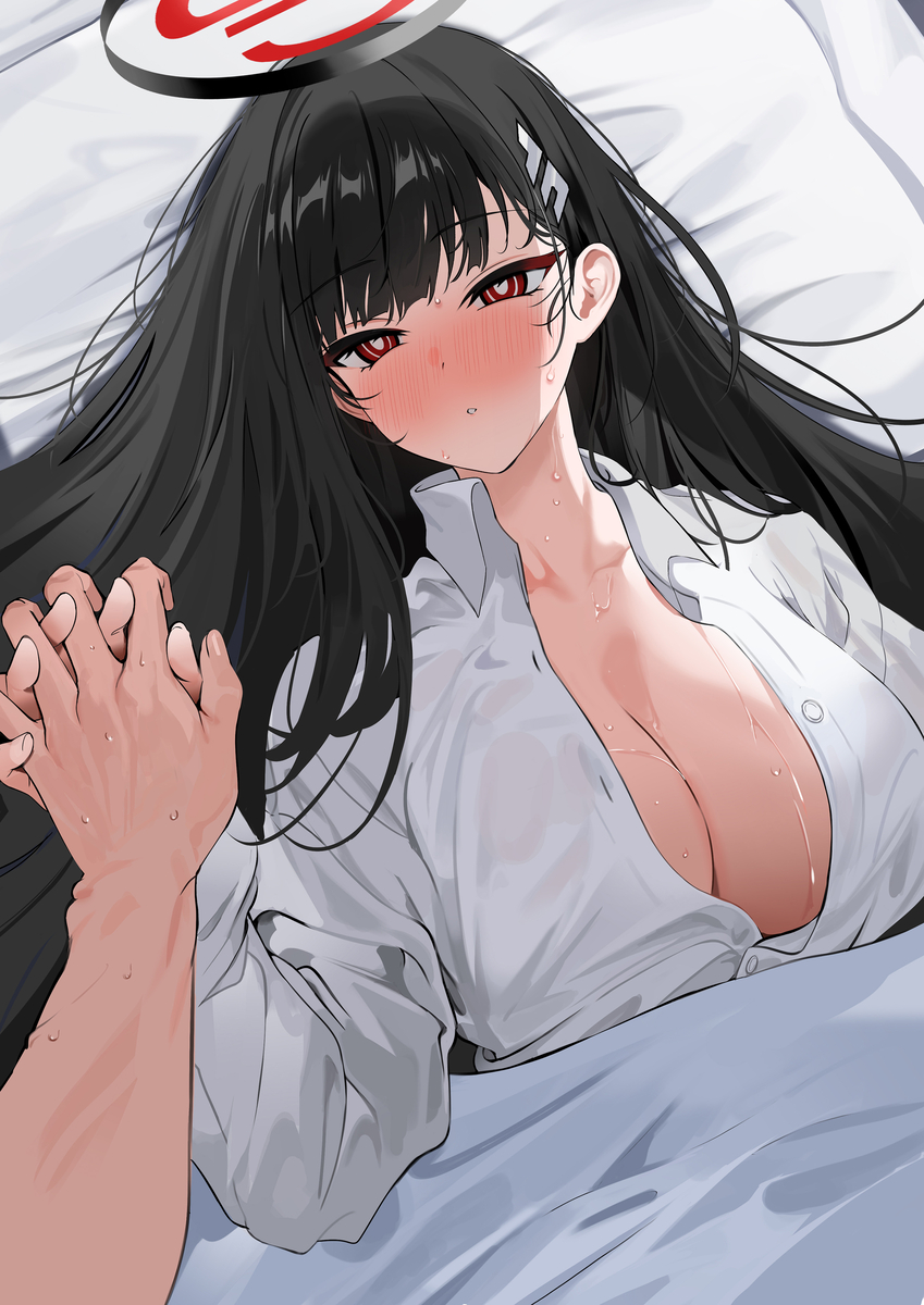 This is a pixiv picture whose title is 行かないで….