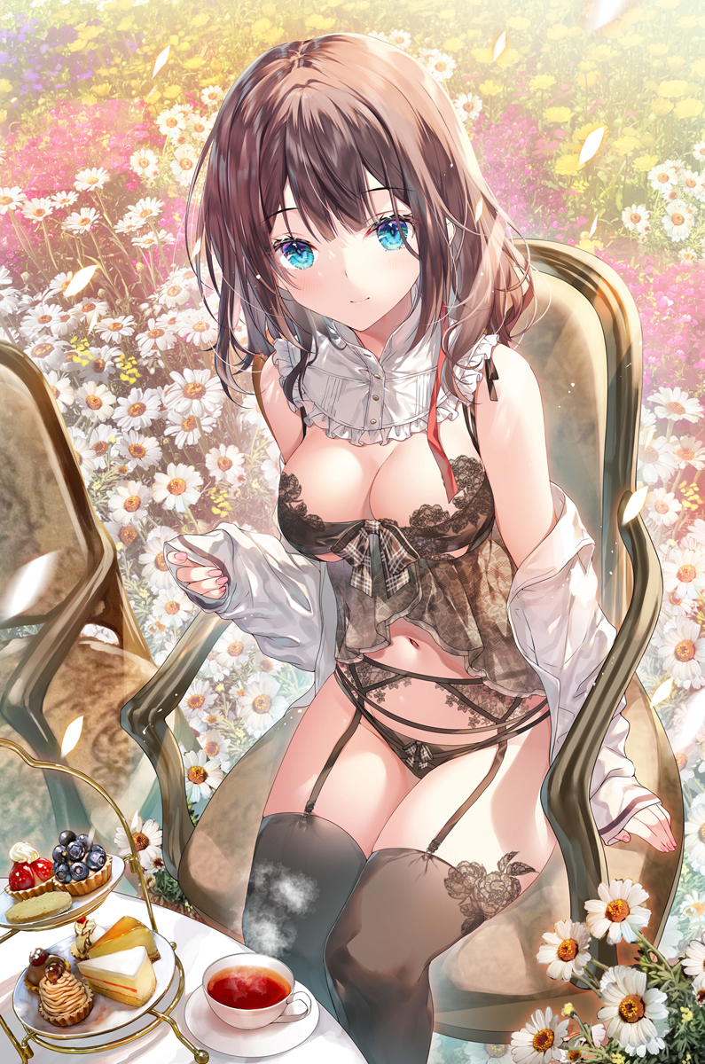 This is a pixiv picture whose title is flower garden.
