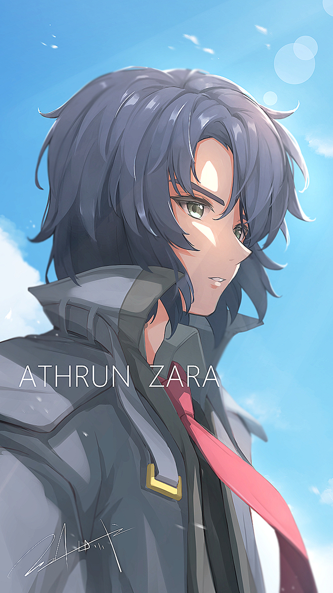 This is a pixiv picture whose title is アスラン・ザラ【freedom】.
