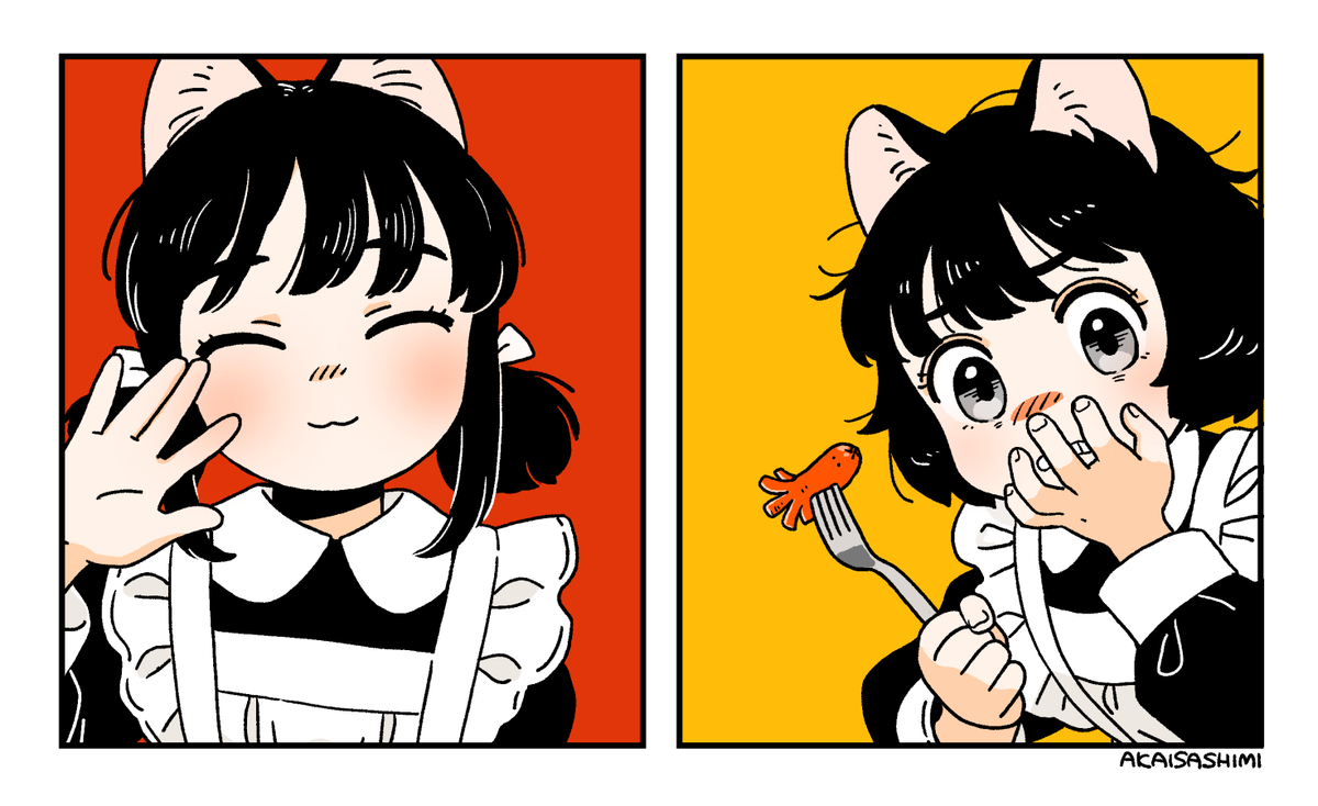 This is a pixiv picture whose title is こま.