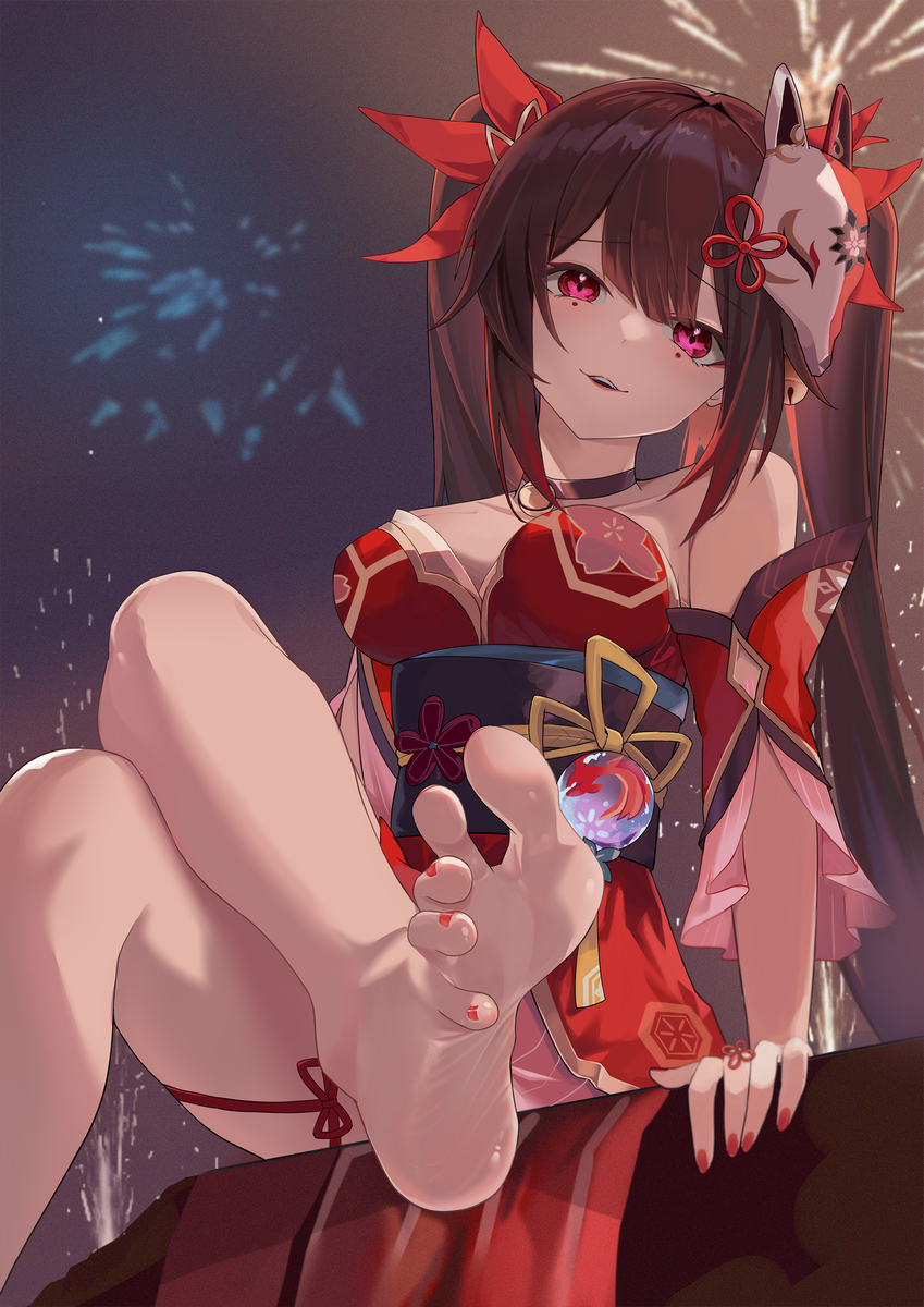 This is a pixiv picture whose title is 花火.