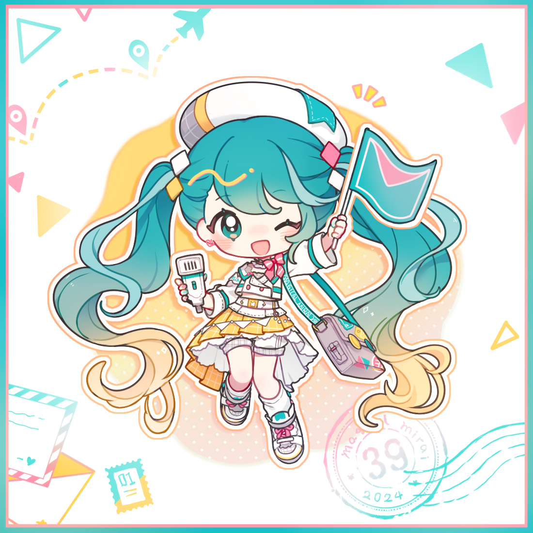 This is a pixiv picture whose title is マジカルミライ2024.