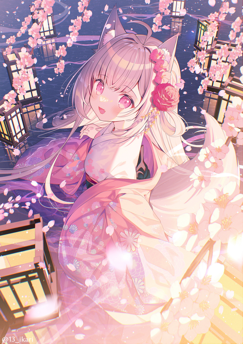 This is a pixiv picture whose title is 🌸🌸🌸.