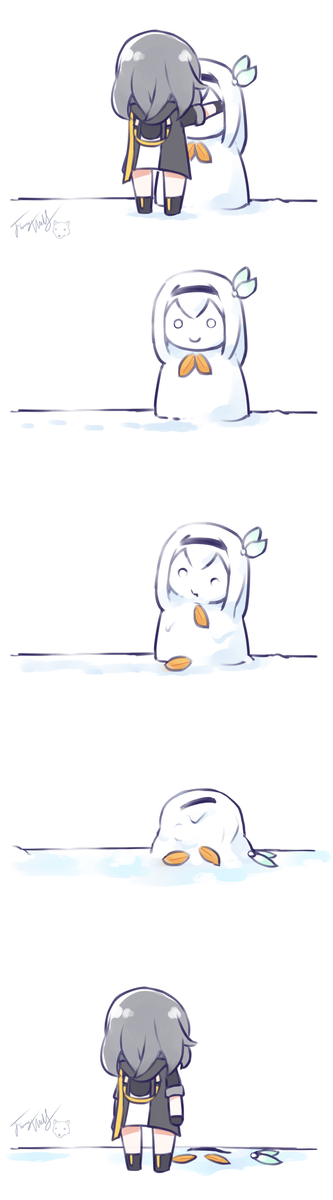 This is a pixiv picture whose title is 流萤雪人 (Firefly juice).